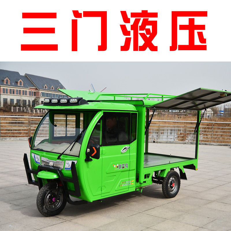 电动三轮车货车载重王快递成人电瓶三轮车农用载货拉货3米大车厢