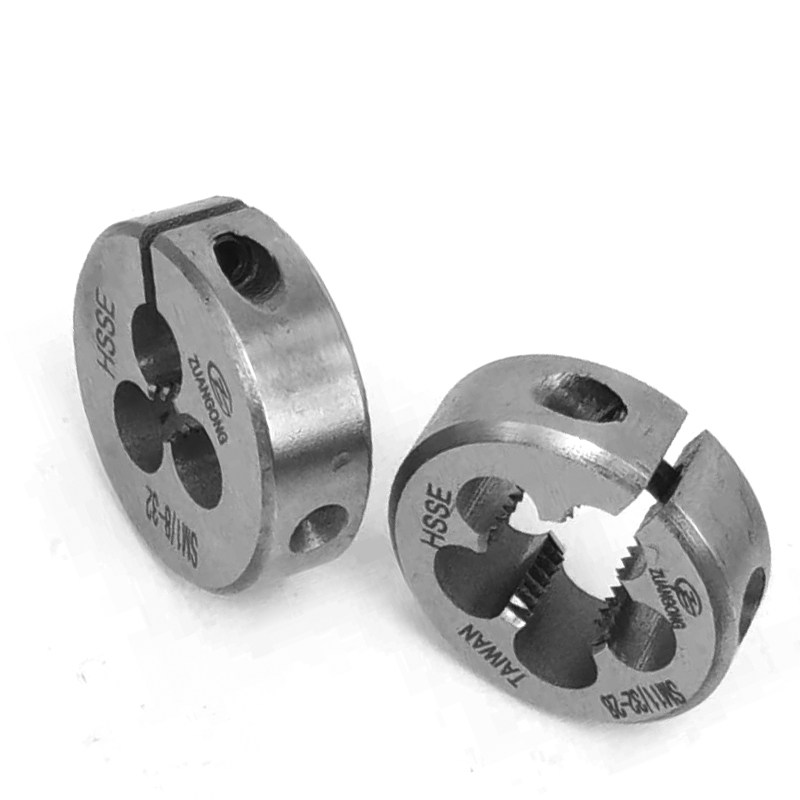 细牙含钴可调调式圆板牙外螺纹m65m75m85m95m105115m125m13板牙