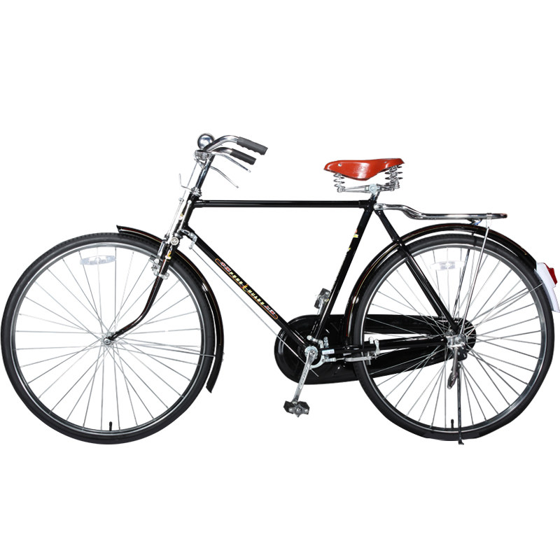 凤凰pa-1828寸老式复古杆闸轻便通勤自行车老年轻便车