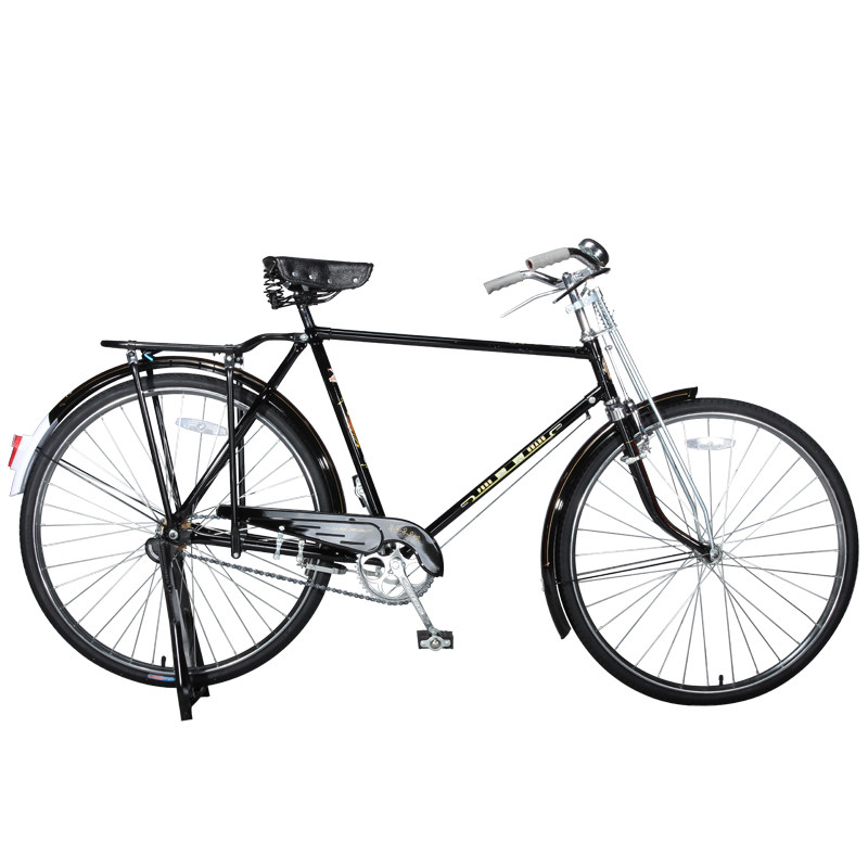 凤凰za42载重加重28寸二八老式复古老年代步轻便车