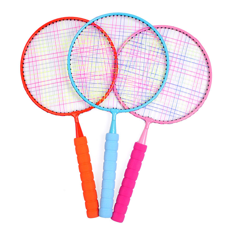 儿童羽毛球拍3-6-12岁小学生宝宝幼儿园户外球类运动玩具双拍球拍