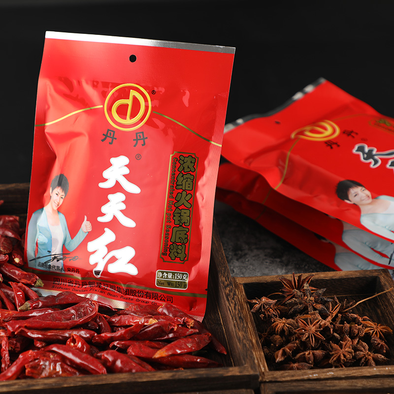 火锅丹丹天天天天红红火锅底重庆麻辣四川料底火锅调料