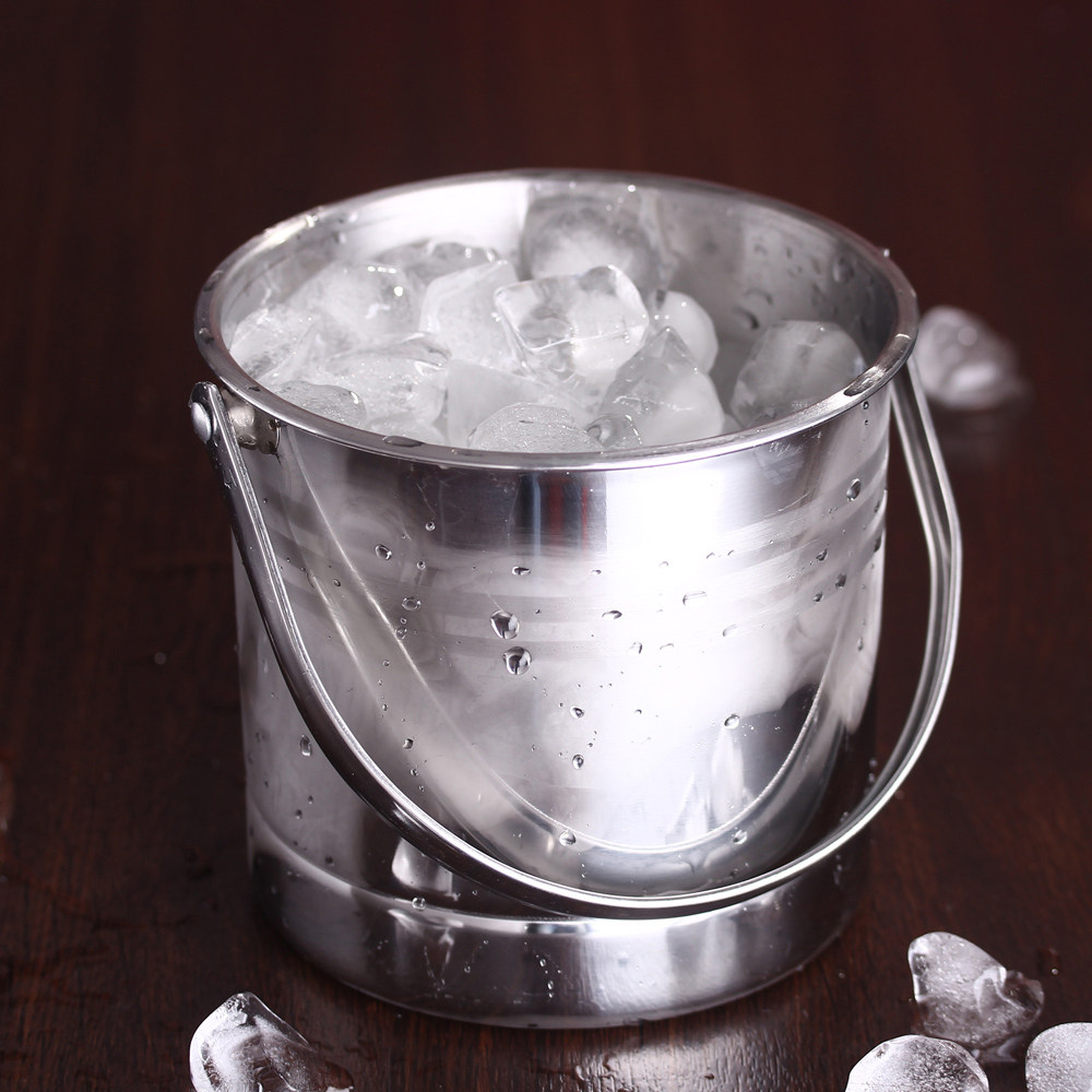 冰桶名の不锈钢冰粒冰块酒吧欧式手提提手保温冰桶