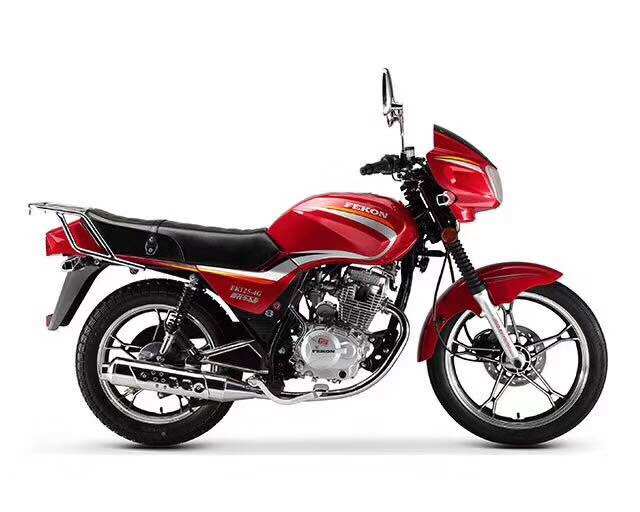 国三国四飞肯正品钻豹125c两轮燃油骑式男装摩托车整车