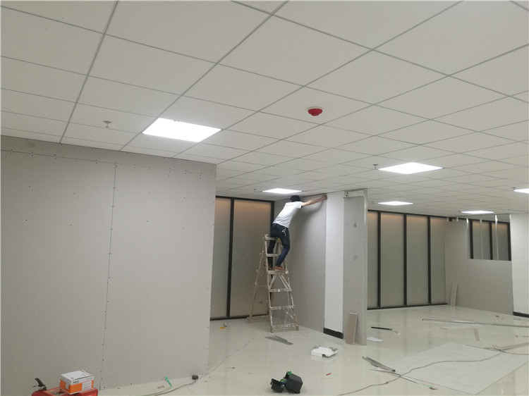 石膏板吊顶轻钢龙骨天花600x600石膏天花板包安装安装普通石膏板