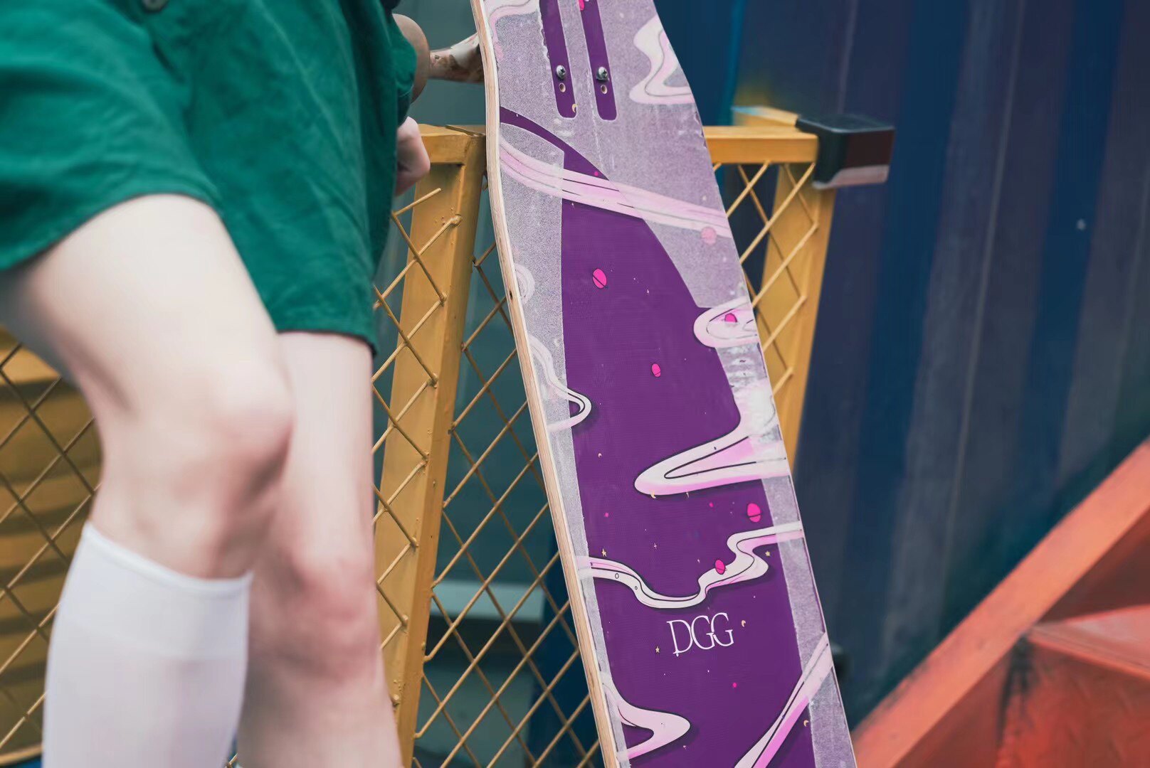 dgg长板专业板女男生成人儿童街舞dancing平花滑板