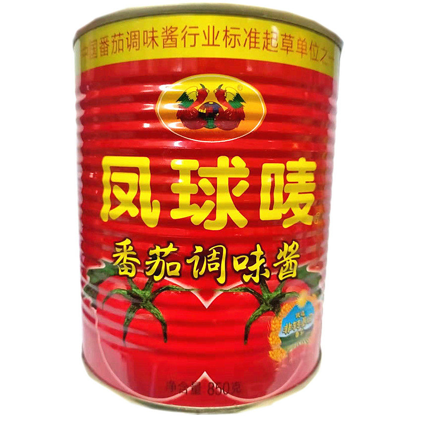 凤球唛番茄调味850g罐易拉环凤球薯条罗宋汤披萨酱类调料
