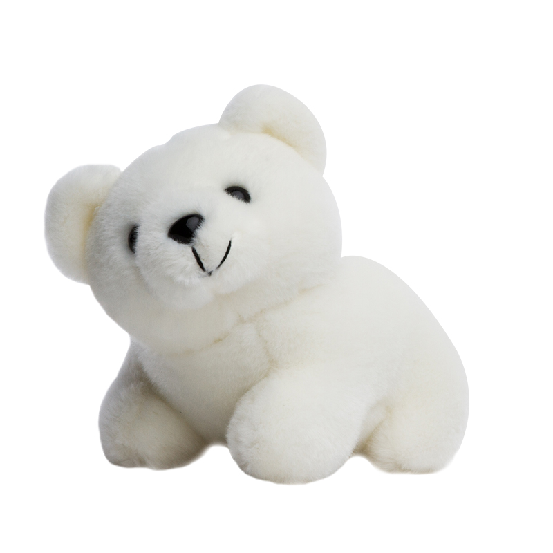 正版圣亚极地馆北极熊毛绒玩具海洋馆小白熊公仔儿童玩偶宝宝玩具