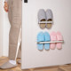 Bathroom slippers draining rack shelf toilet wall hanging storage artifact-free perforated door on the bathroom shelf Bathroom slippers draining rack shelf toilet wall hanging storage artifact-free perforated door on the bathroom shelf