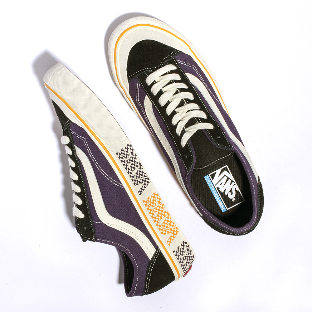 vans style 36 sf 黑棕枫叶印花低帮帆布板鞋vn0a3mvl25t/24m/25s