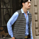 2020 new collarless down liner vest men's autumn and winter light down jacket jacket youth large size waistcoat vest 2020 new collarless down liner vest men's autumn and winter light down jacket jacket youth large size waistcoat vest