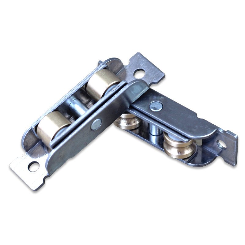 塑钢门窗滑轮老式推拉移门玻璃窗户轨道下配件朔铝合金凹槽滚轮子