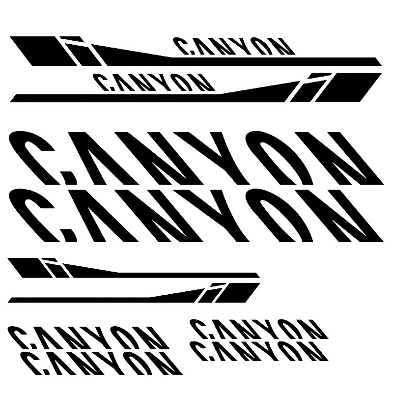 贴纸canyon公路车架单车山地车改色涂涂装定制自行车贴纸