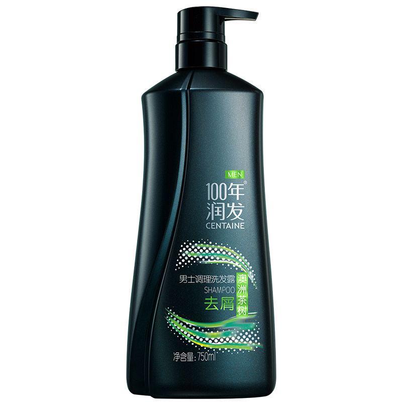 百年润发澳洲茶树男士去屑洗发水100年润发控油止痒洗发水