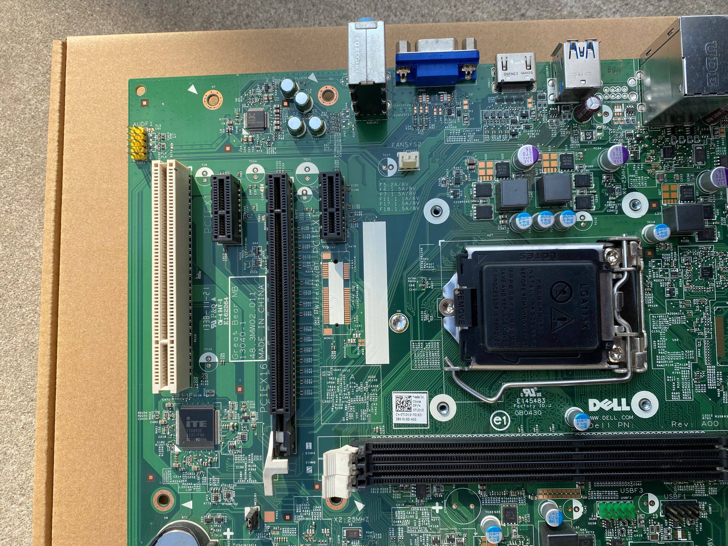 戴尔dellvostrot1d10v3900v390236473847主板mih81r主板