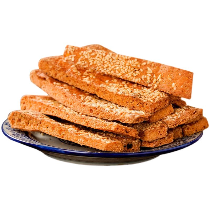 新疆特产香辣孜然烤馕芝麻锅巴炸馕块正宗手工传统中式糕点