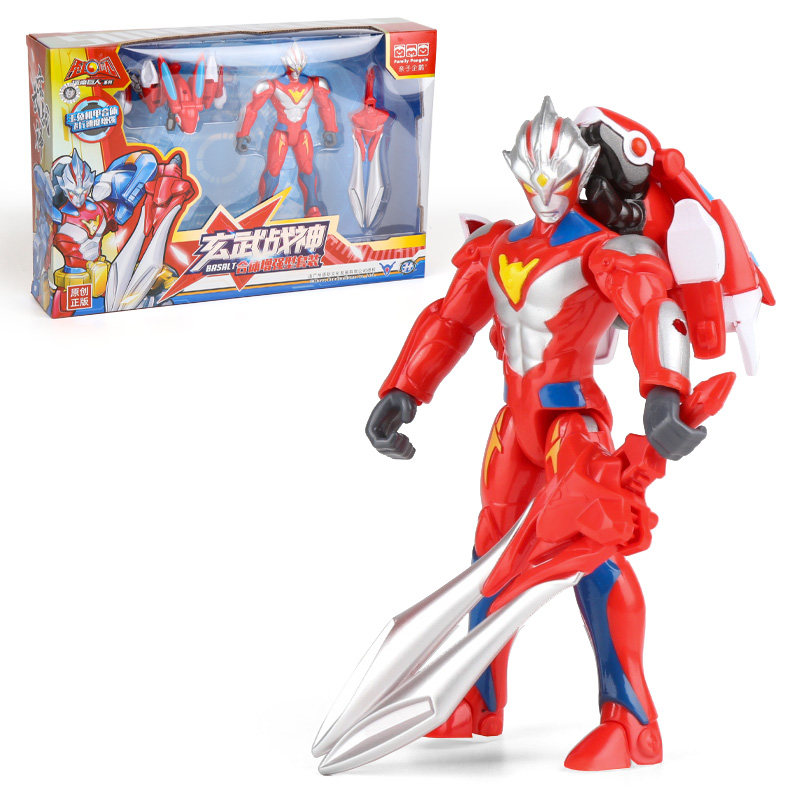 中华超人擒魔怪兽玄武战神雷霆朱雀虎王机甲儿童机器人
