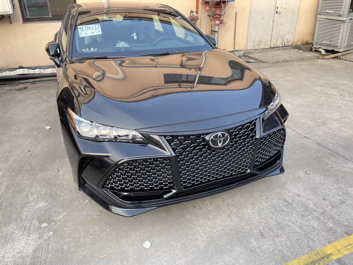 适用于丰田亚洲龙美版蜂窝中网改装前脸装饰trd中网