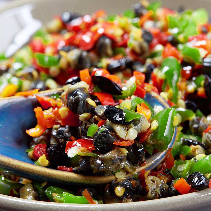 农家特产彩椒螺丝肉拌面拌饭螺蛳肉下饭菜香辣田螺肉开胃酱菜