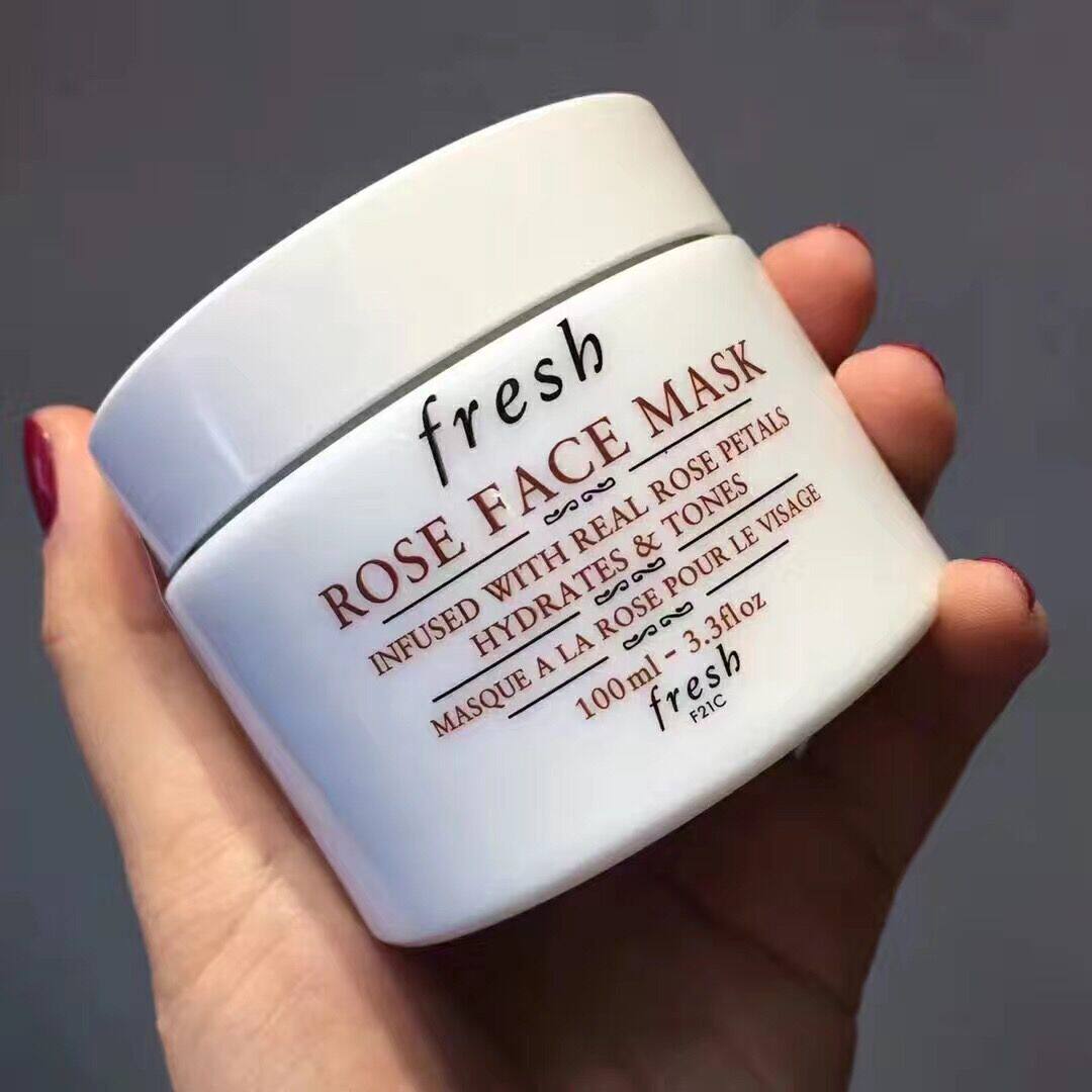 fresh馥蕾诗玫瑰面膜100ml提亮补水保湿舒缓肌肤贴片面膜