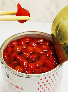 西班牙进口水滴迷你红辣椒793g罐头