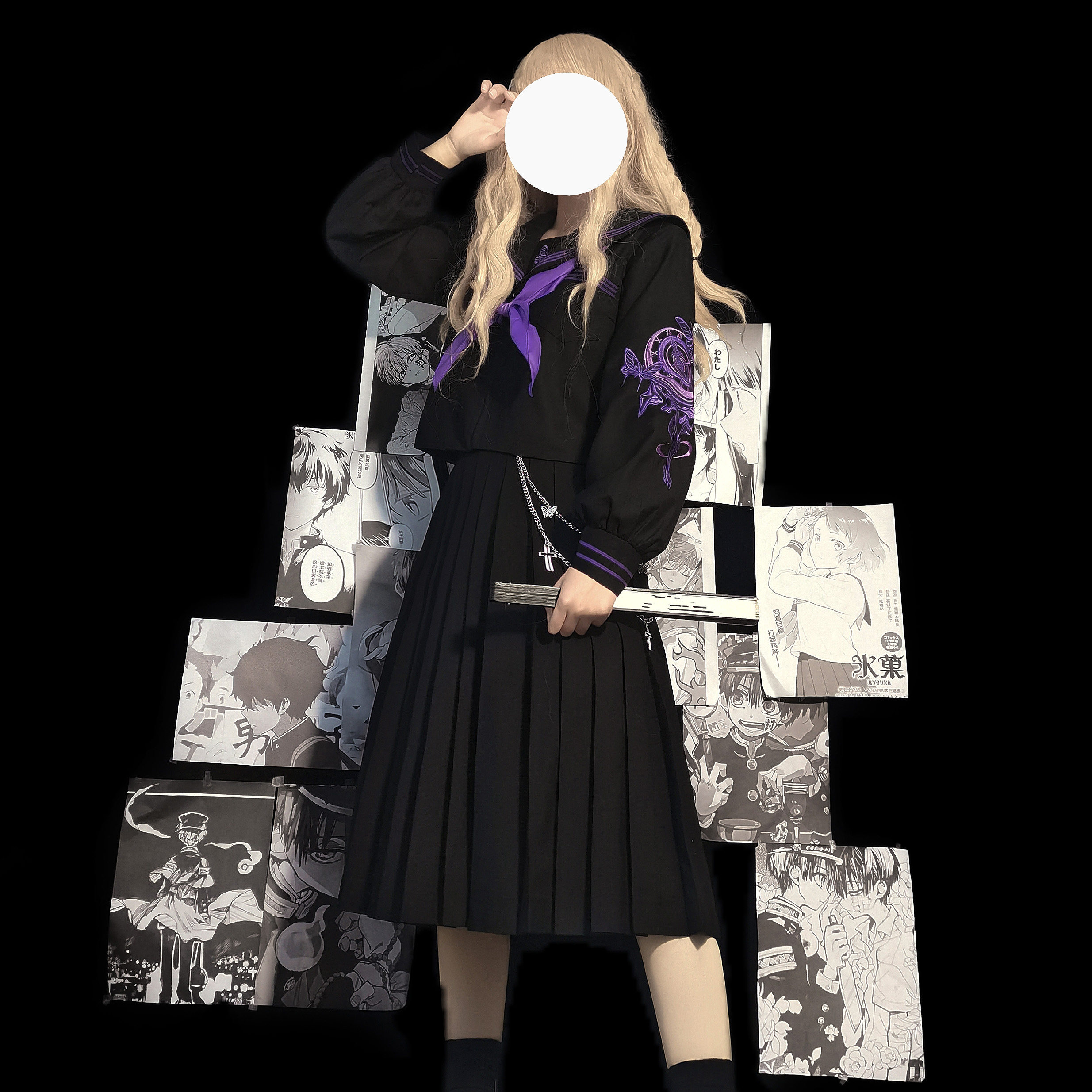 亏本刺绣制服jk不良正统夏服重工清仓原创jk