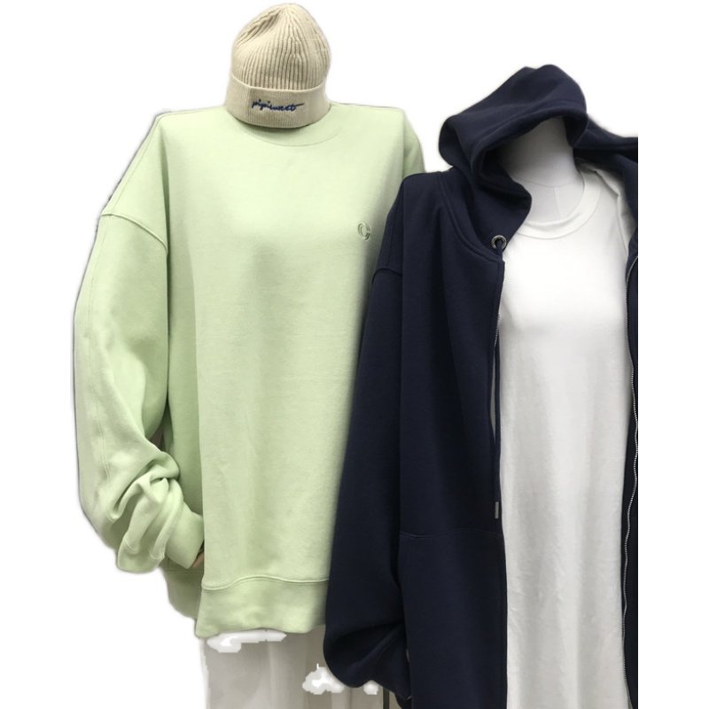 卫衣套头11an韩国东大门绣花圆领秋装新款百搭卫衣