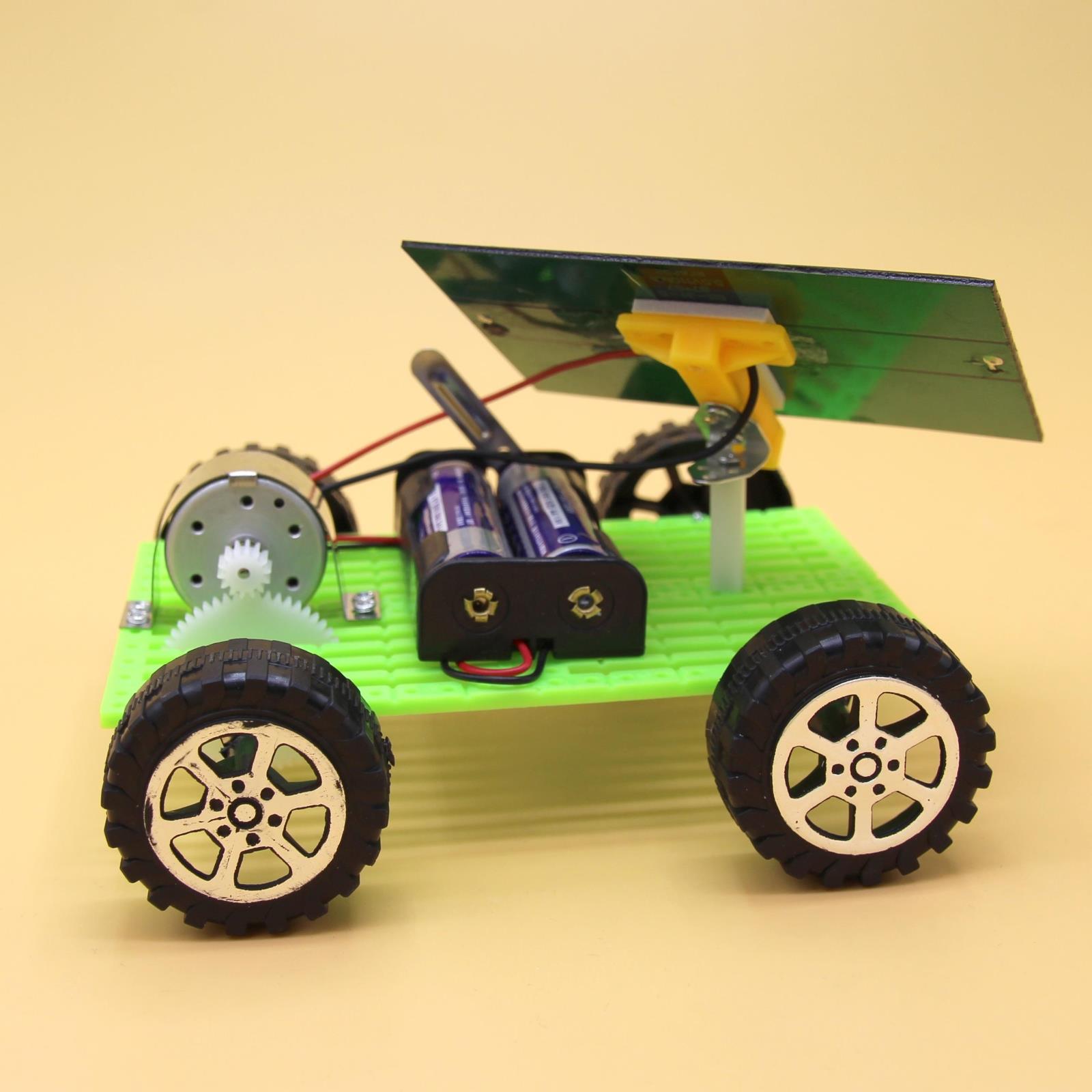 太阳能动力小车儿童diy科技制作小发明环保手工科学实验