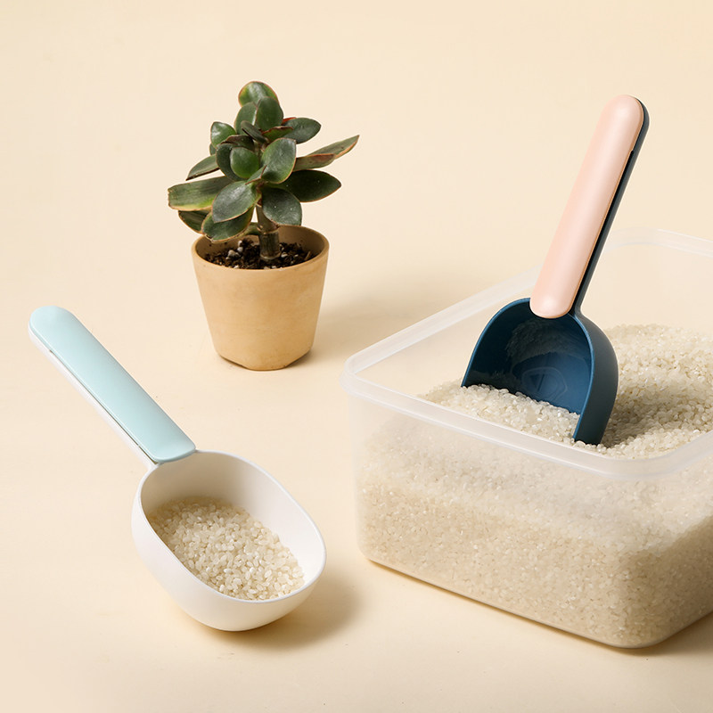 多功能舀米勺厨房家用大容量量勺五谷杂粮米铲面粉铲米桶量勺