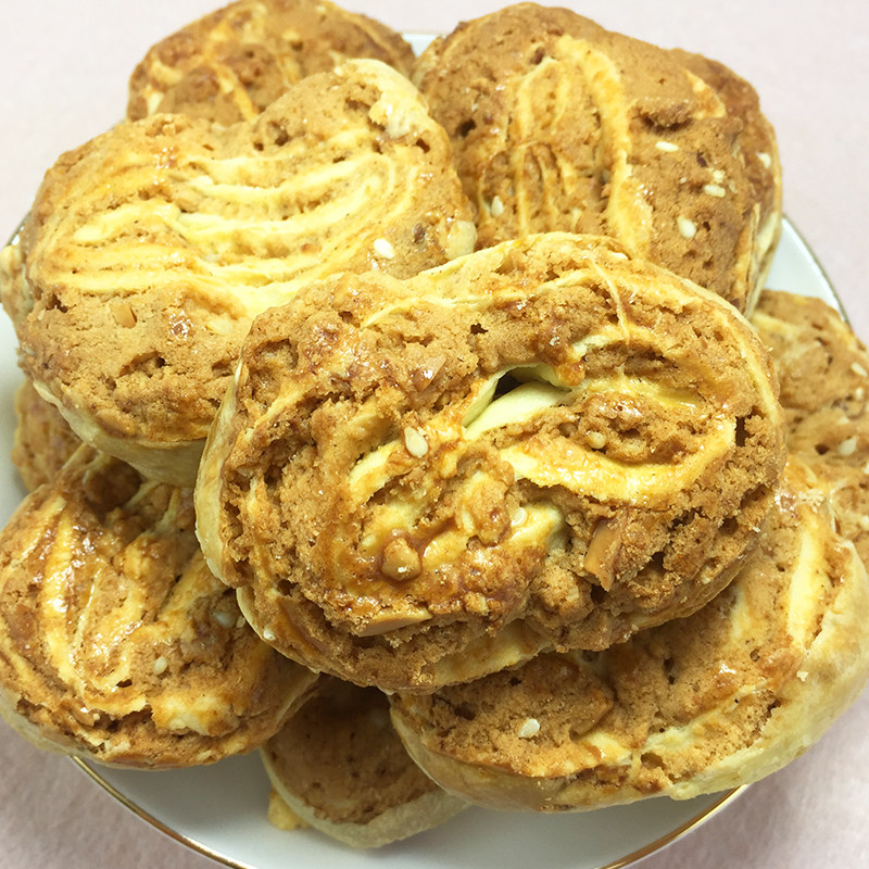 鲍鱼酥饼传统长辈好吃广式广东广州澳门特产传统中式糕点