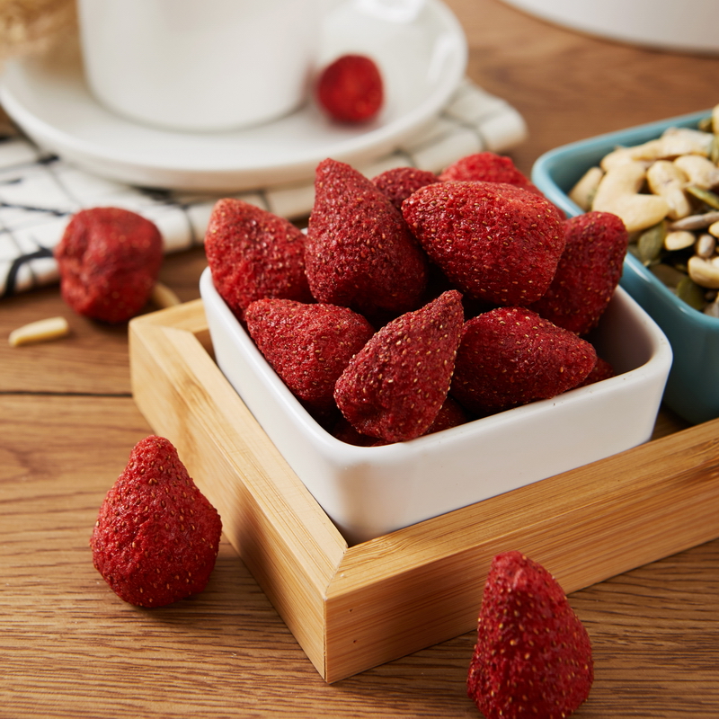 草莓冻干干草莓粒零食水果干果果脯散装蜜饯草莓干