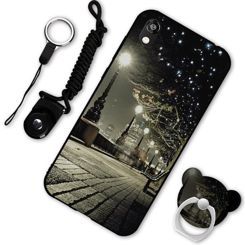 华为荣耀al10情侣ksaal1o女神防摔y3epl支架带挂手机保护套