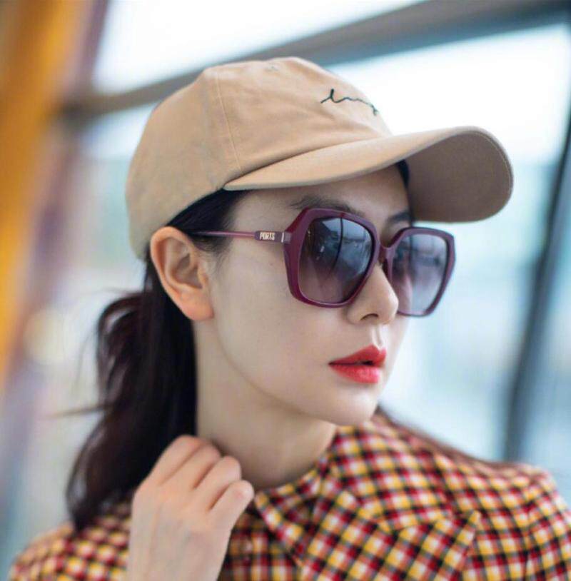 戚薇同款鸭舌帽字母软顶棒球帽明星帽子子女潮牌帽子