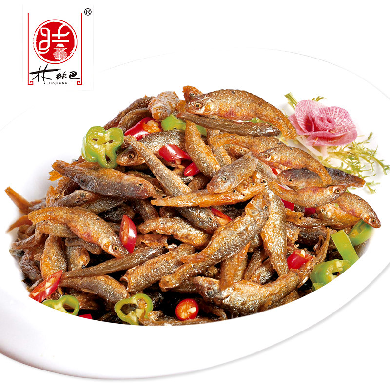 林结巴香酥嫩仔鱼150g清水鱼干锅爆炒湘菜食材半成品酒店菜小鱼仔