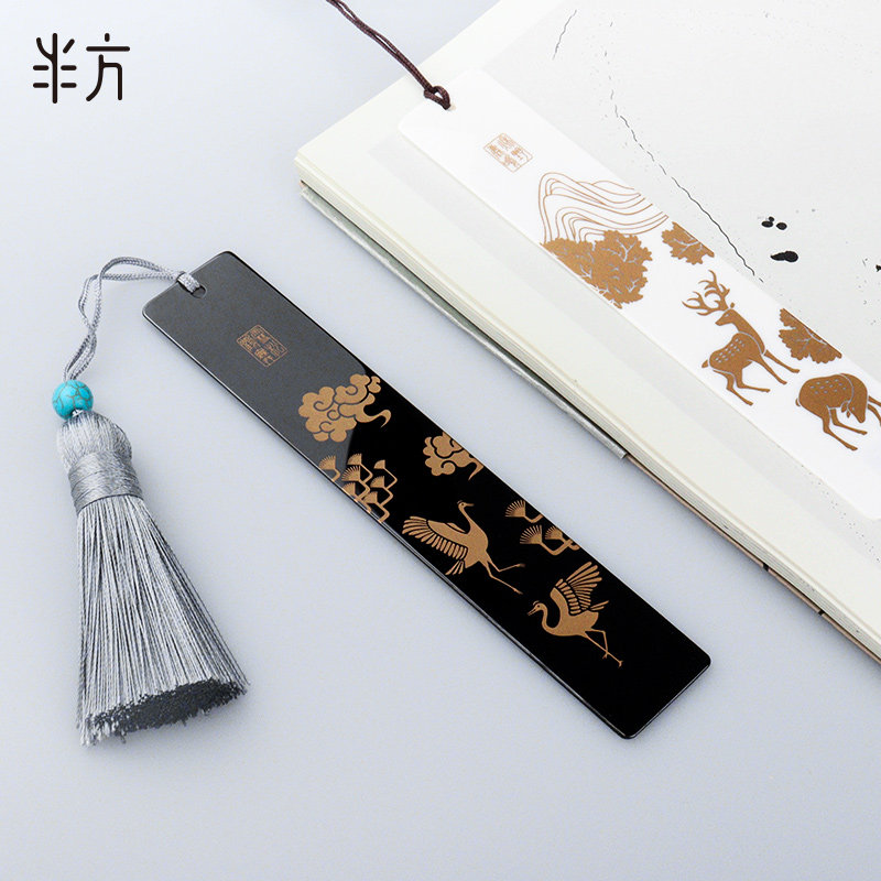 半方陶瓷书签创意古典中国国风定制古风精致书签