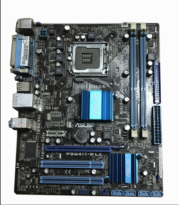 asus华硕技嘉p5g41tmlxplus775至强cpu771通用gag41mts2主板