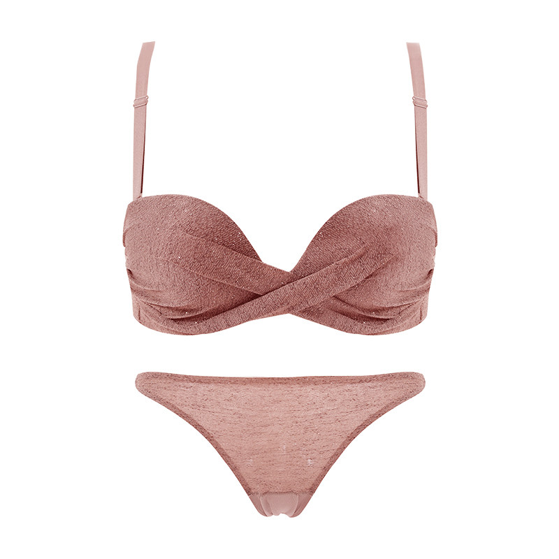 半杯内衣聚拢小胸显大平胸用文胸罩文胸