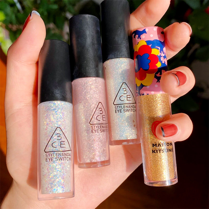 韩国3ce液体眼影影液一滴泪超闪闪珠光防水眼影