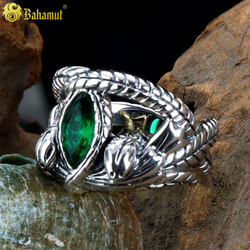 指环王银戒指男士魔戒复古银饰品阿拉贡中食指巴拉赫之戒欧美个性