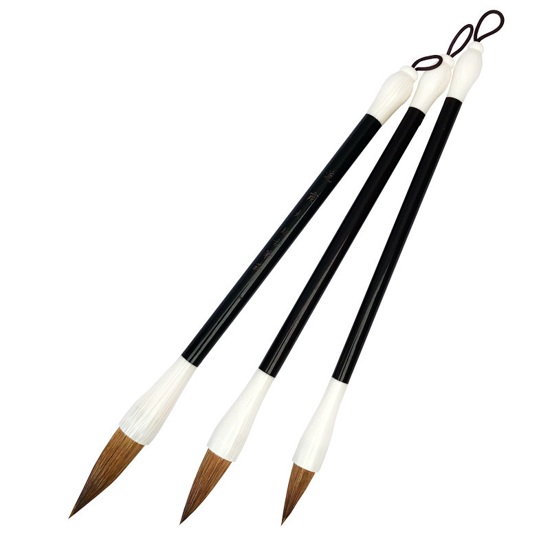 毛笔书法狼毫流霞练习混合可选规格3种铺色毛笔