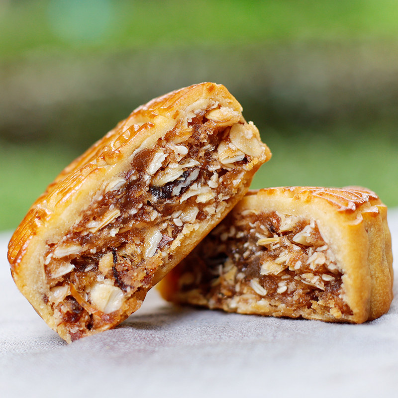 广州五仁广东东金月饼手工散装传统老式金腿广月饼