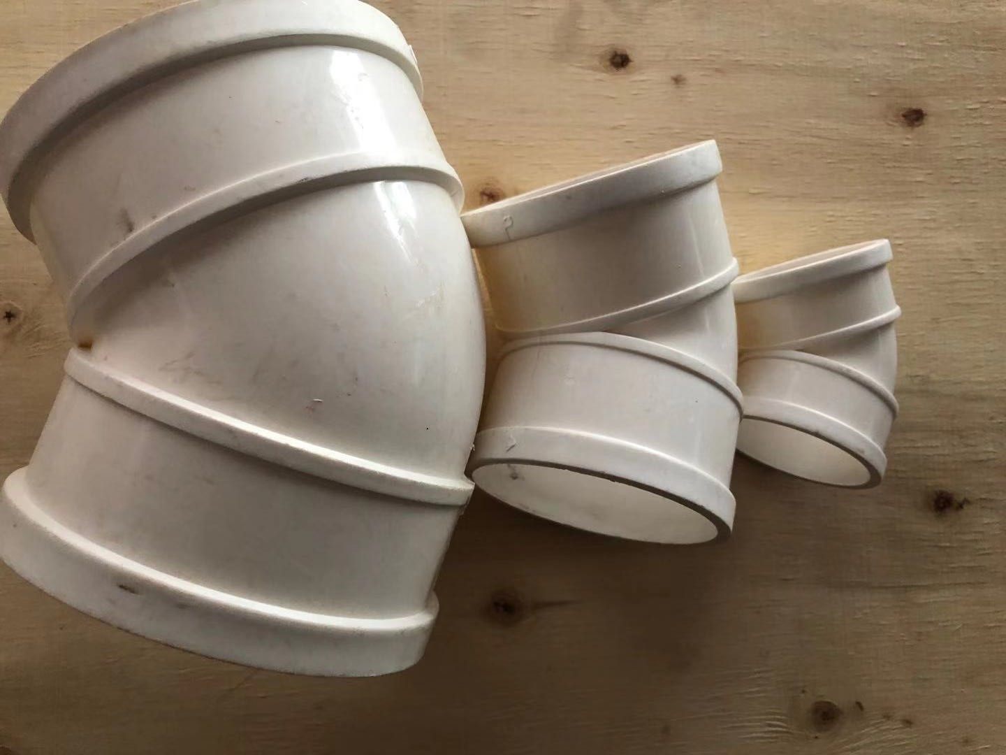 pvc排水管下水管管件排水配件45度弯头200250315upvc管