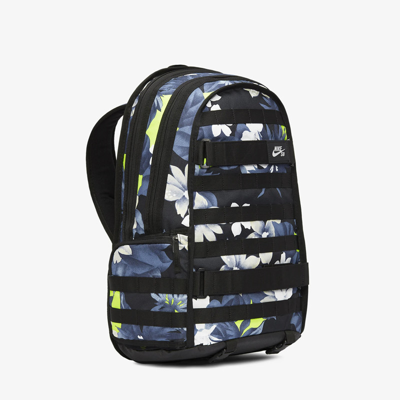 耐克nikesb花卉滑板学生书包运动电脑双肩包双肩背包