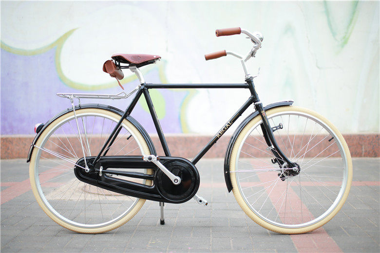 自行车复古26寸荷兰款全链盒城市男车轻便车