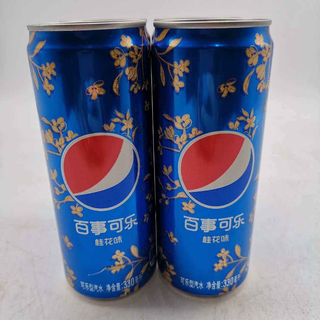 饮料新品网红百事可乐330ml听装细高桂花碳酸可乐碳酸饮料