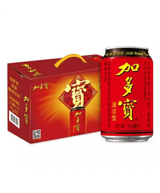 凉茶加多多宝310ml12罐红罐礼盒植物茶饮料整箱凉茶