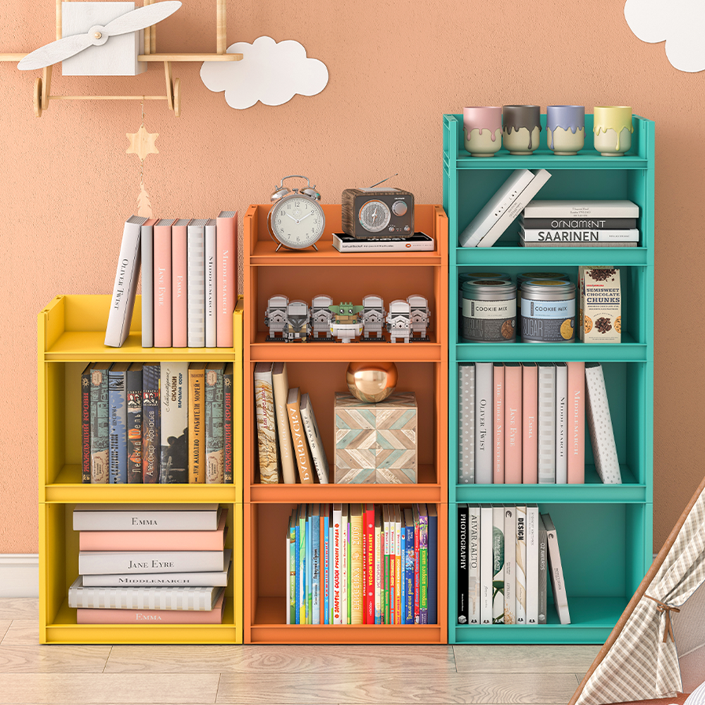 整理星优书籍置物架学生桌面多层收纳书架落地式整理架