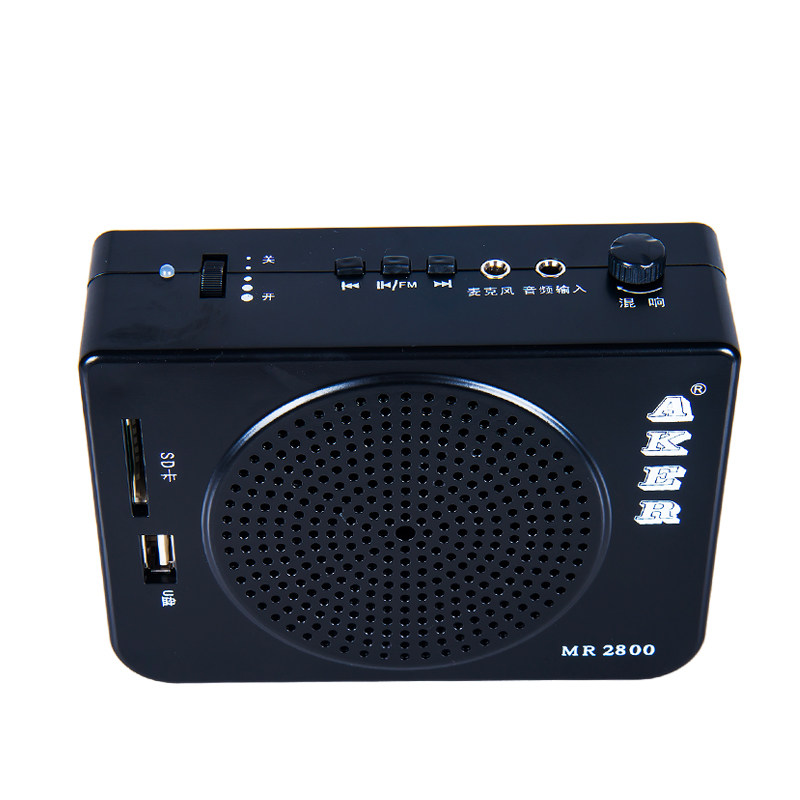 aker/爱课 mr2800大功率教师教学扩音器锂电池导游便携式小蜜蜂