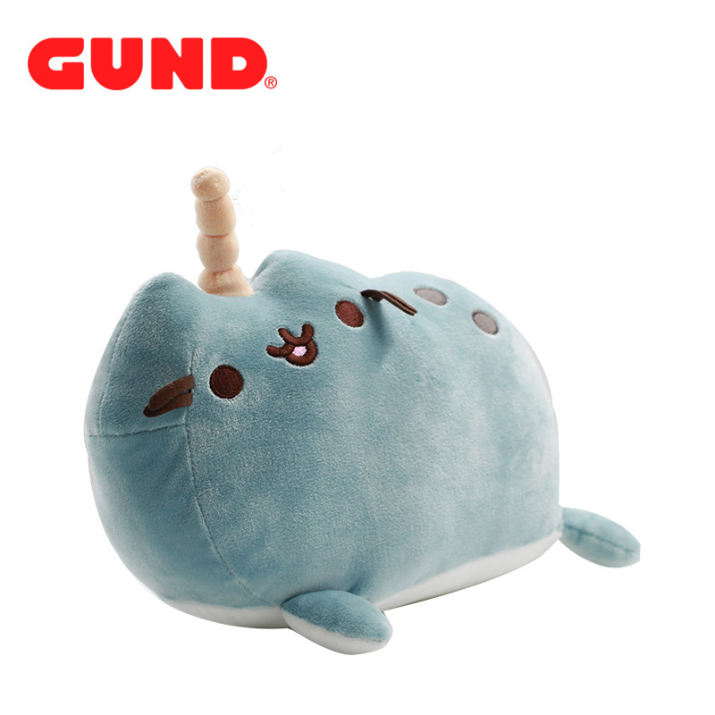 gund胖吉毛绒玩具公仔可爱pucheen独角绒毛玩偶生日毛绒布艺类玩具
