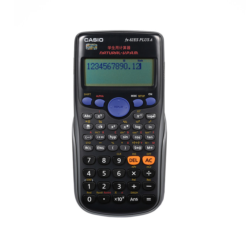 卡西欧fx-82es plus a学生中高考计算机科学函数中小学考试计算器